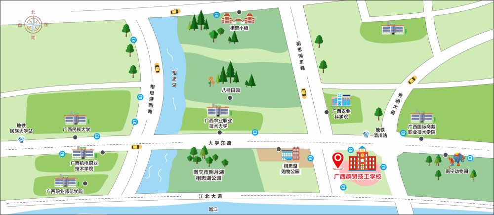 在广西群贤技工学校,有一种“惬意”叫15分钟生活圈(图12) 在广西群贤技工学校,有一种“惬意”叫15分钟生活圈(图12)